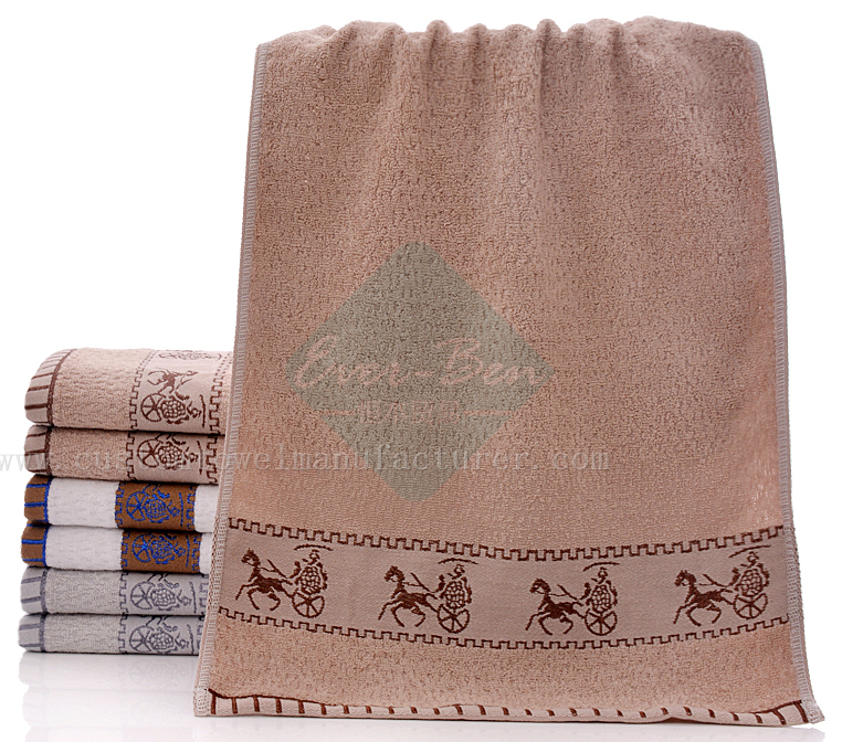 China Bulk Custom Bamboo cheap beach towels Factory|Bespoke Color Coffee Jacquard Bamboo Bath Towels Yoga Towels Wholesaler for Germany Poland Austria Arabia Malaysia